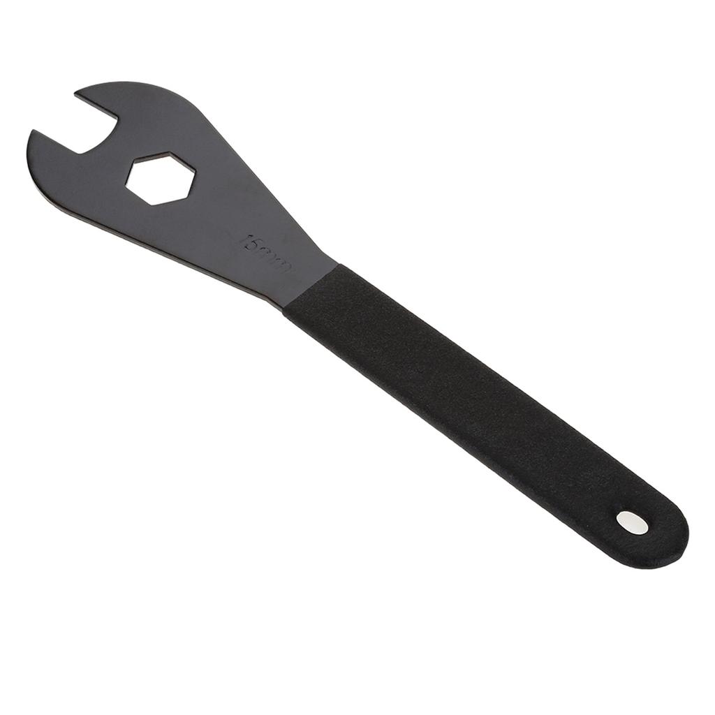 Durable Multi Function Carbon Steel Cone Wrench Spanner Bike Bicycle Repair Tool(15mm)