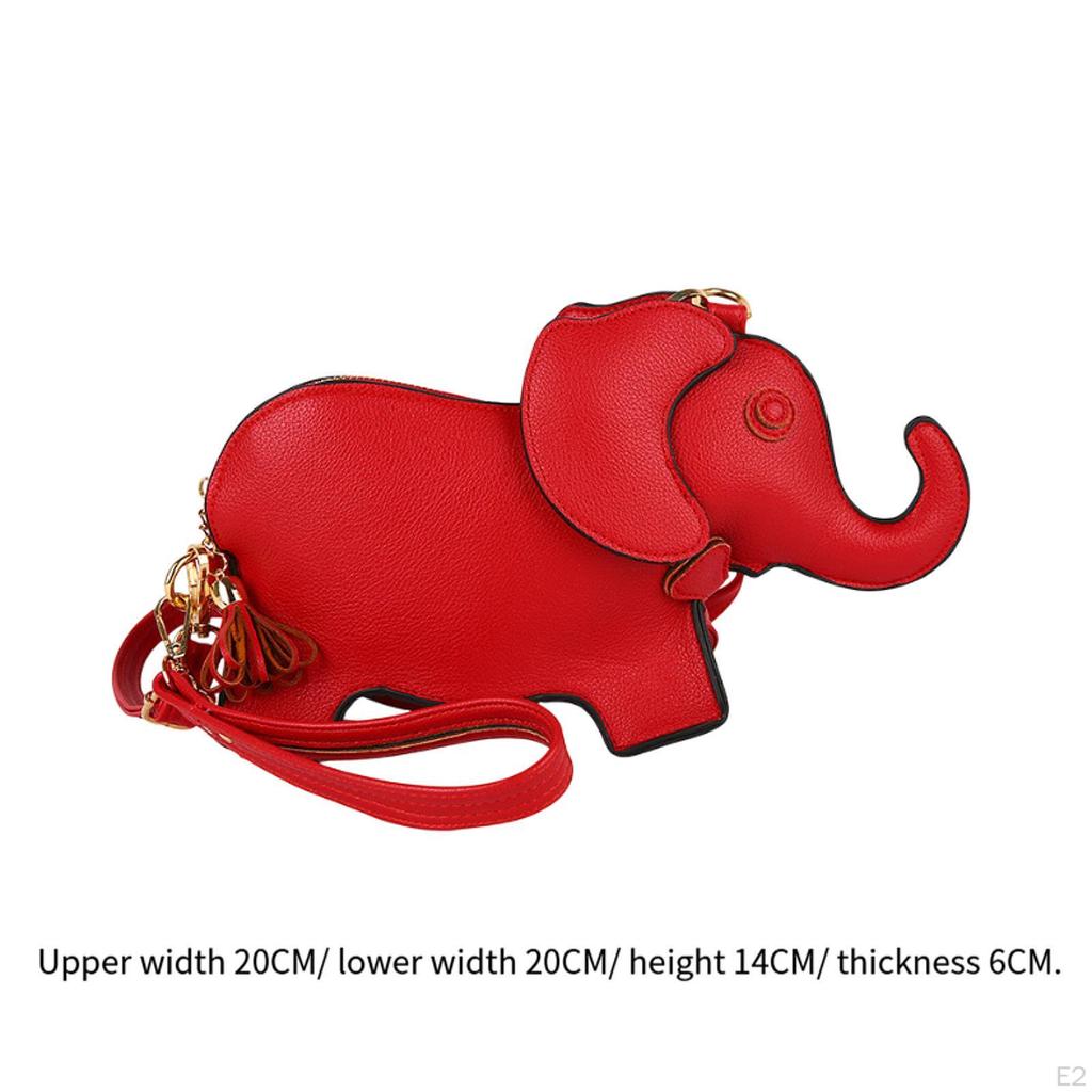 Сумка через плечо в форме слона, забавная сумка для вечеринки на открытом воздухе, летней работы