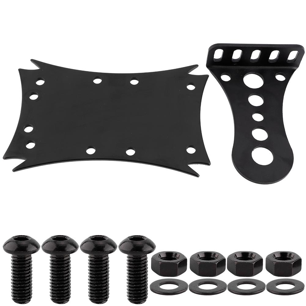 Motorcycle Retro Side Mount License Plate Tag Holder Bracket