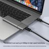 Кабель Thunderbolt 5 Dual Type-C, Быстрая зарядка PD240 Вт, Передача данных 80 Гбит/с, Видео 16K@60 Гц.