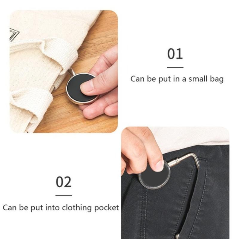 Портативный складной настольный крючок, 2 шт., женский органайзер для сумок, складной крючок для сумки, вешалка для сумочки, держатели для офисного стола, боковой крючок