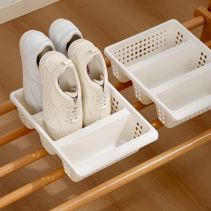 Коробка для хранения обуви, не требует установки, обувная полка, органайзер для тапочек и обуви, пластиковый ящик выдвижного типа