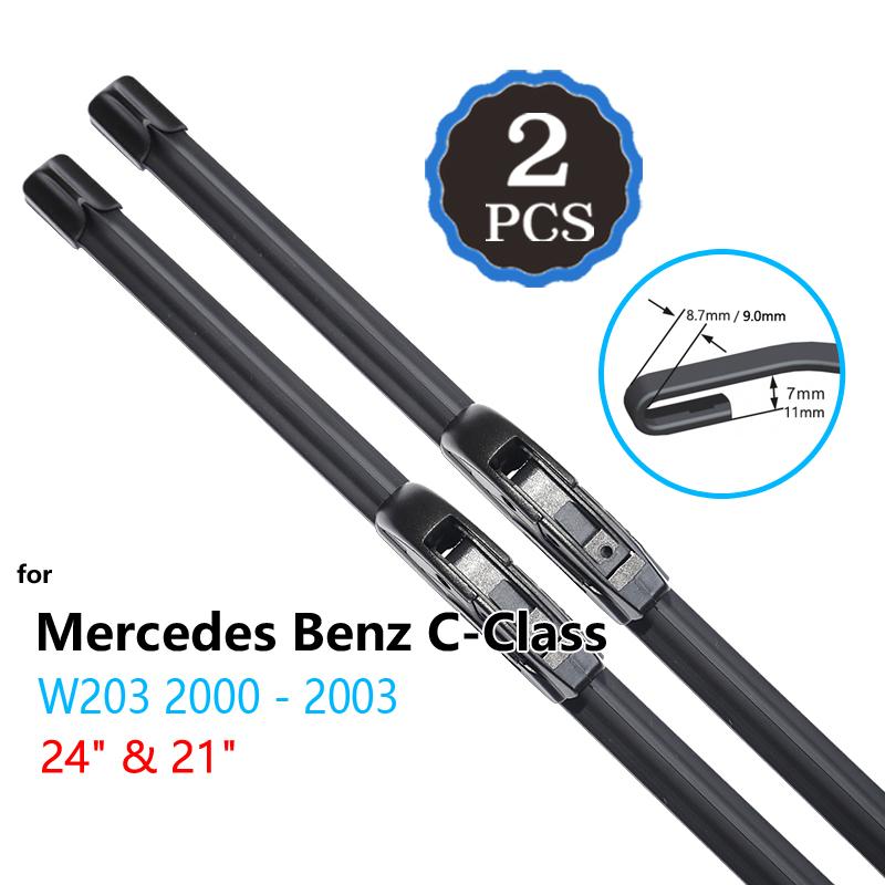 Для Mercedes Benz C-Class W203 W204 W205 C-Klasse C180 C200 C220 C250 C300 Дворники Автомобильные Аксессуары Передние Стеклоочистители