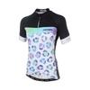 Womens Short Sleeve Cycling Jersey Breathable Quick Dry Bike Top Riding