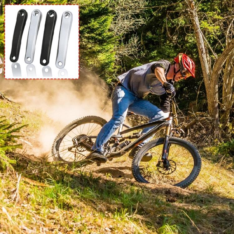 Light Weight 170Mm Bike Left Single Chain Crank Arm Aluminum Alloys Crankset Arm Replacement Accessories Enduring