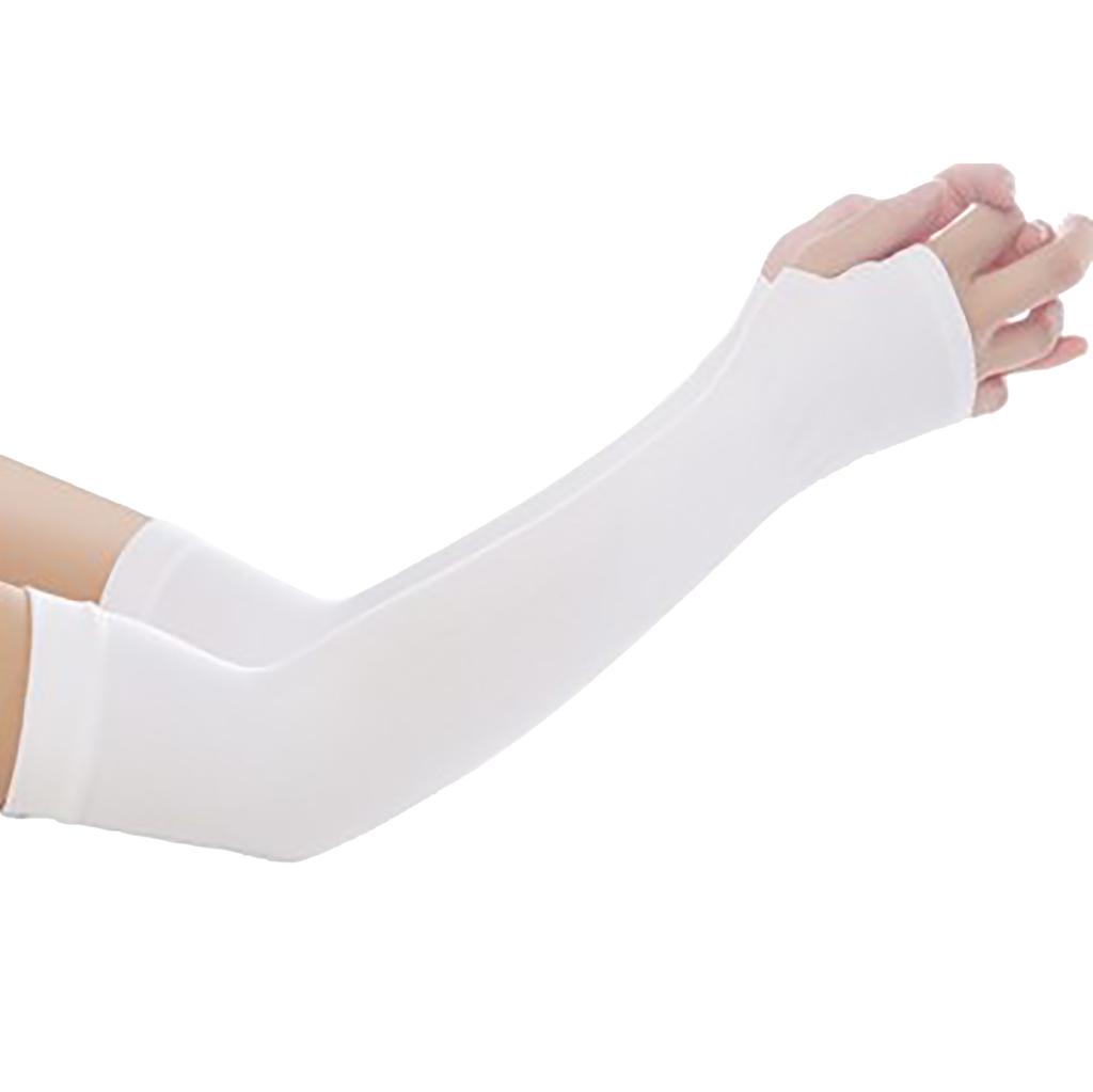 Нарукавники с защитой от ультрафиолета для мужчин и женщин, охлаждающие нарукавники Ice Silk с отверстием для большого пальца для лета