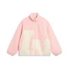 Li Ning Sports Lifestyle Series Color Block Warm Loose Short Lamb Fleece Jacket Unisex Jacket Light-Water-Pink AFDT947-4