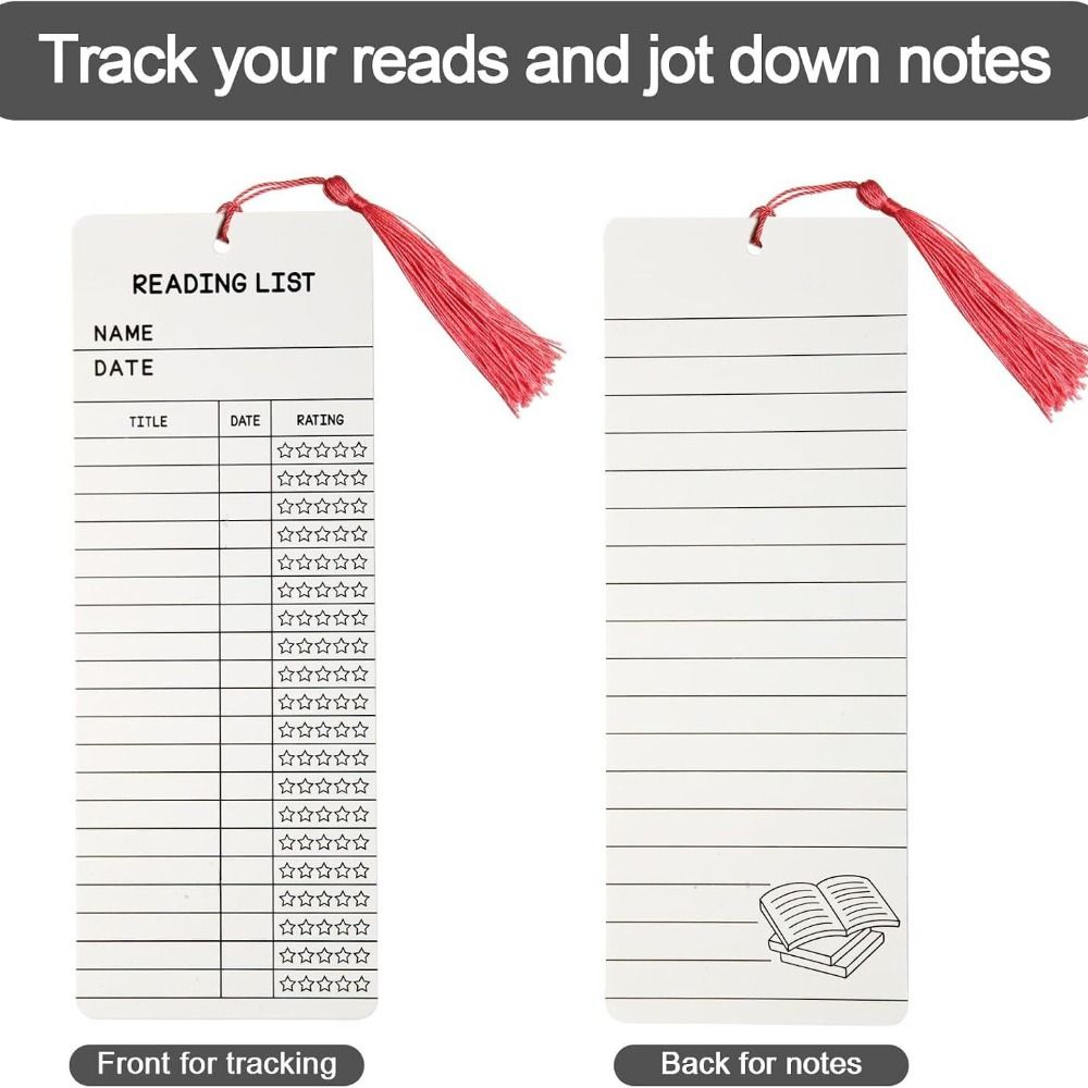Paper Card Bookmark Kraft Paper Reading List Bookmark Accessories Book Marker Reading Enthusiasts