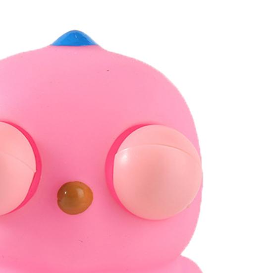 Игрушка для сжатия цыпленка Сногсшибательная игрушка-антистресс для курицы Забавная кукла для взрыва глазного яблока Игрушка для снятия стресса Креативная мультяшная мягкая игрушка из ТПР-щипка для взрослых