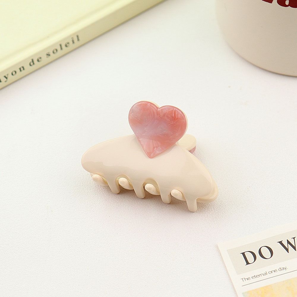 Ацетатная заколка для волос Love Barrette Creative Hair Claw Clip Women