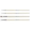 GodHand Shinfude Sennin Brush Set of 4 (Short Brush, Long Brush, Sail Brush, Dry Brush) GH-BRSP-SN-SET Painting Brushes for Plastic Model Painting, Wh