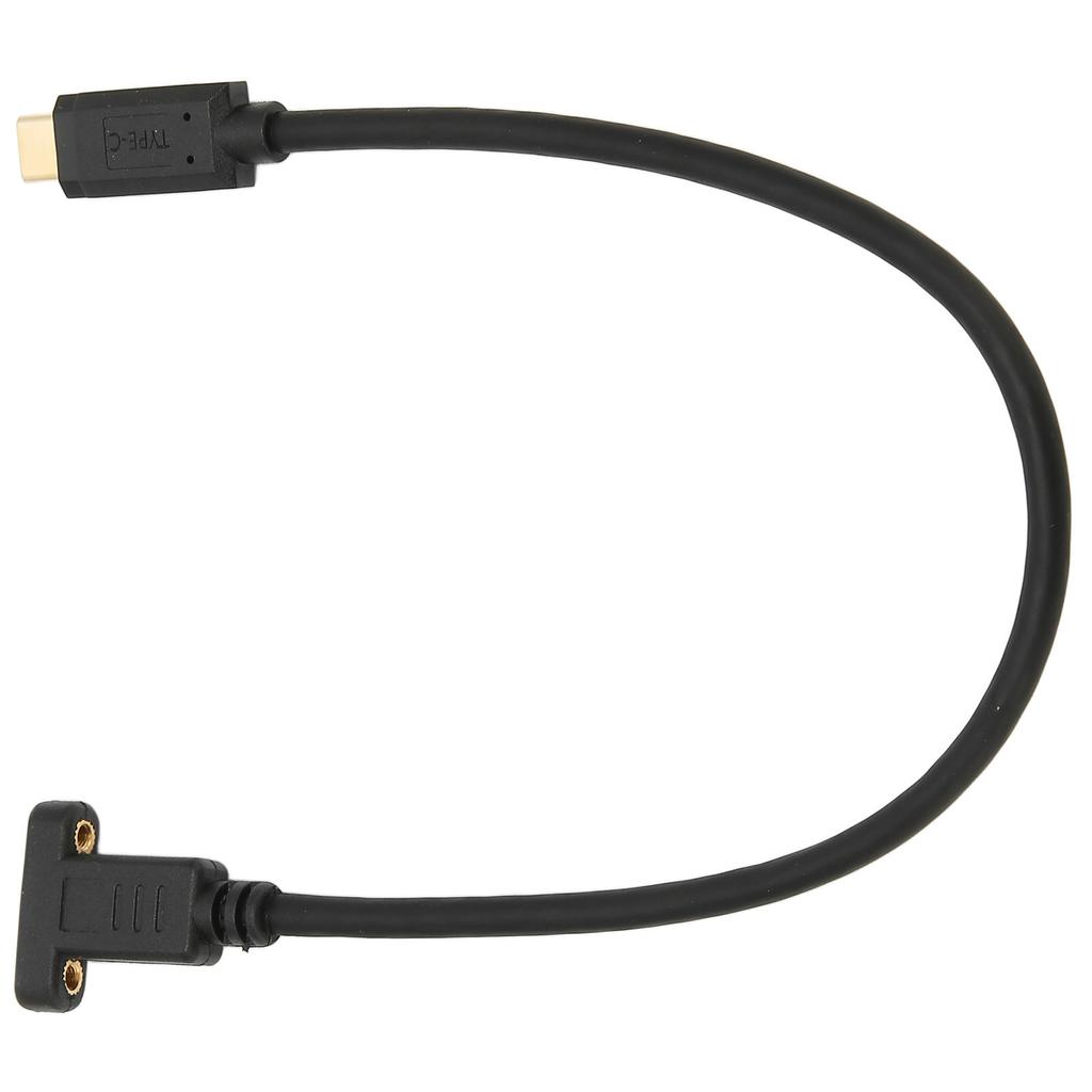 Удлинительный кабель USB 0.3 м USB 3.1 Type C Папа к Маме 10 Гбит/с Позолоченный Кабель для передачи данных с Отверстием для Крепления на Панель