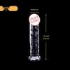 Yongai Crystal Transparent Simulation Dildo for Adults