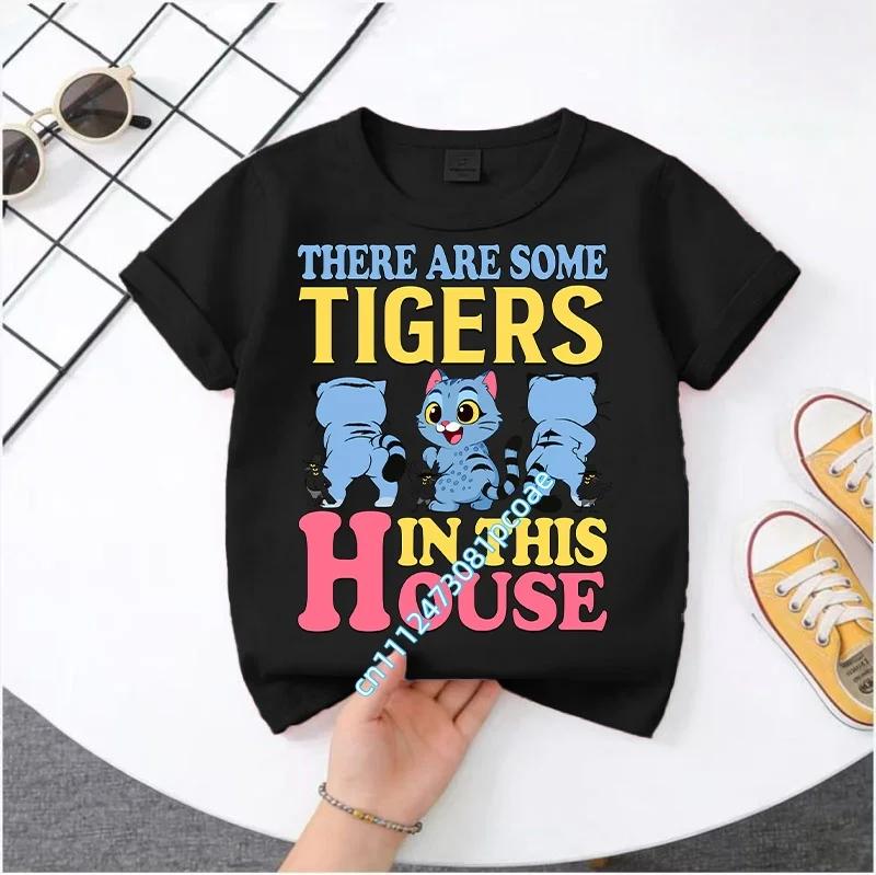 2026 Children's girls' K-pop demon hunter printed T-shirt, summer children's clothing, movie-themed T-shirt, short-sleeved top