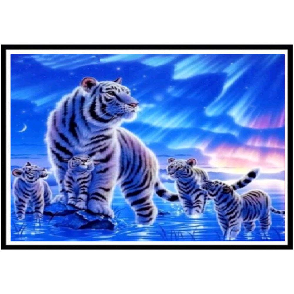 5D Diamond Painting Diy Beauty Animal Pattern Full Diamond Handmade Diamond Embroidery Mosaic Home Living Room Decoration Gift