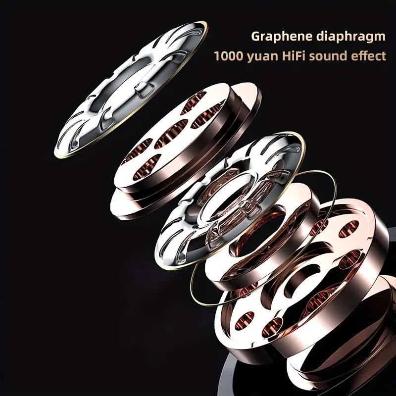 Новые беспроводные наушники со светодиодным дисплеем, сенсорные вкладыши TWS, беспроводные наушники, спортивная музыкальная игровая гарнитура для IOS/Android