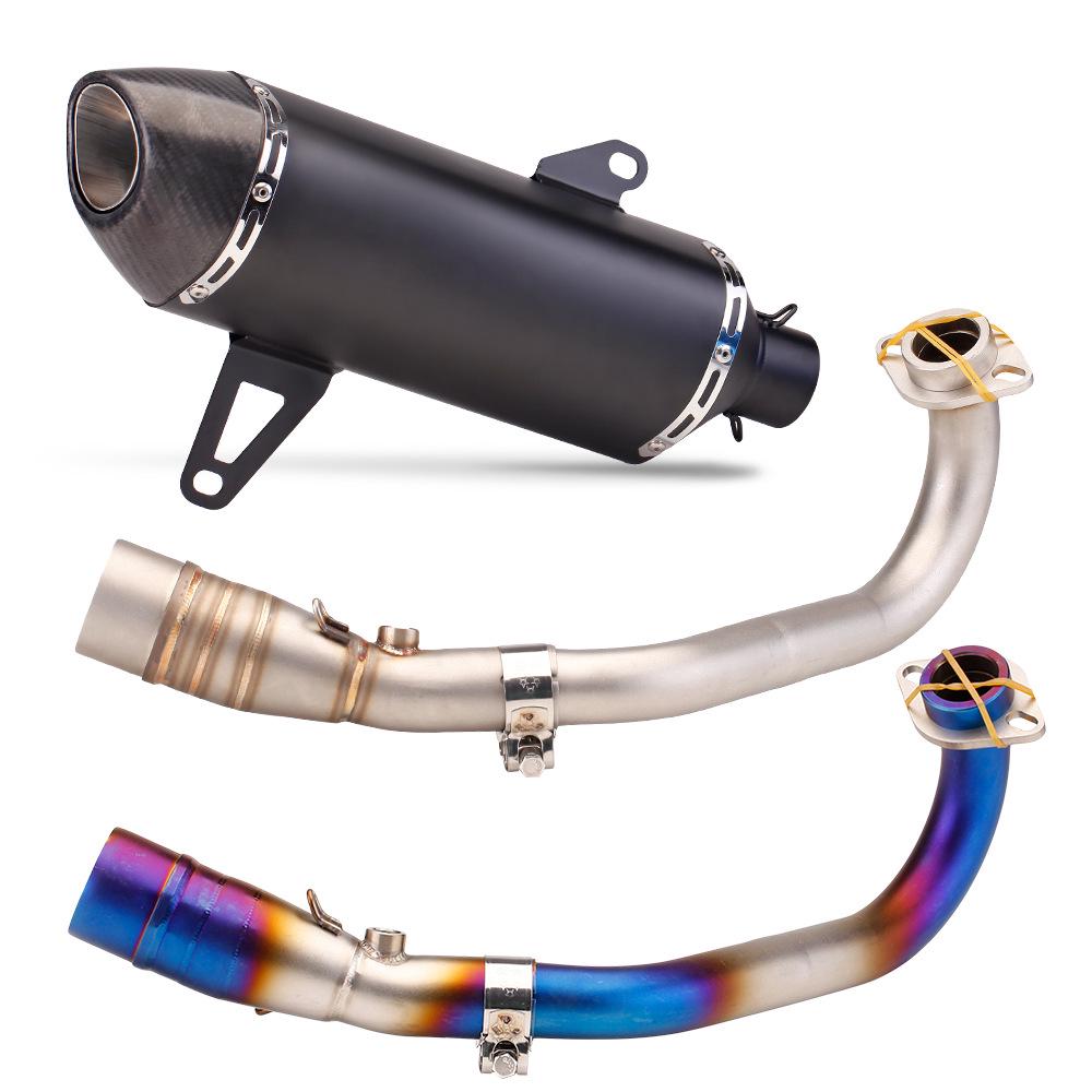 XMAX300 Motorcycle/Scooter Exhaust System – Stainless Steel Front, Yoshimura Akrapovič SC Rear