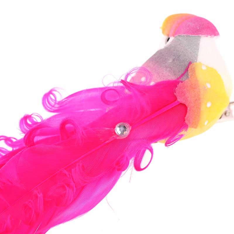 Случайные искусственные птицы, имитация животных из пенопласта, модели птиц из перьев, сделай сам, свадебные украшения для дома и сада