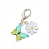 1 шт. DIY Подарок Подвеска-брелок с дизайном бабочки Металлический брелок для ключей Креативность Вечеринка Маргаритка Милый