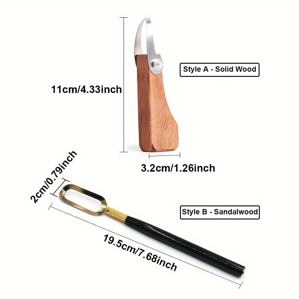 1 шт. Деревянная ручка Керамический инструмент для обрезки с одинарной петлей Головка Инструмент для ребер для гончарного дела для DIY Лепки и отделки глины Ручной Не заряженный