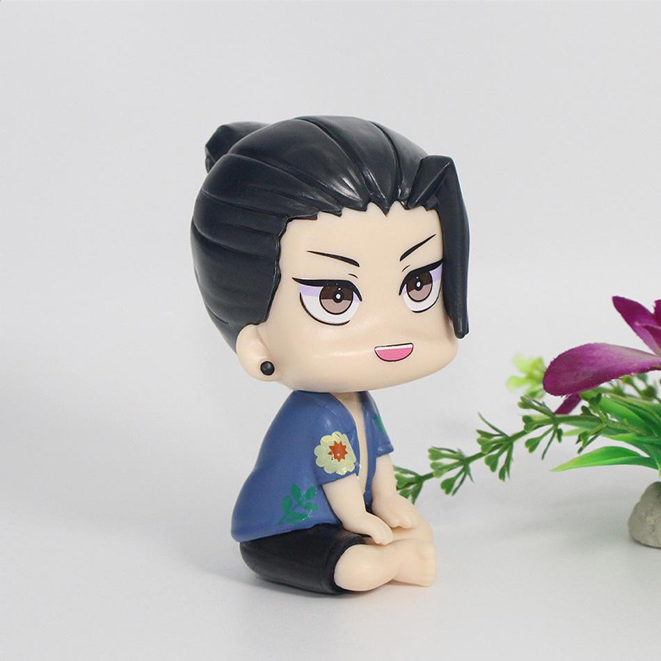Фигурки Jujutsu Kaisen в стиле чиби. Милые Гэто Сугуру, Годзё Сатору. ПВХ фигурки действия. Фигурка аниме, модель, игрушки, коллекция, кукла, подарки