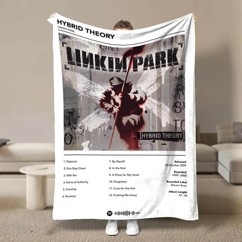Rock Band L-Linkin Cool P-Park Blanket Soft Fluffy Throw Luxury Blanket Throw Kid Adult Sofa Bed Blanket Cover Travel Throw Gift