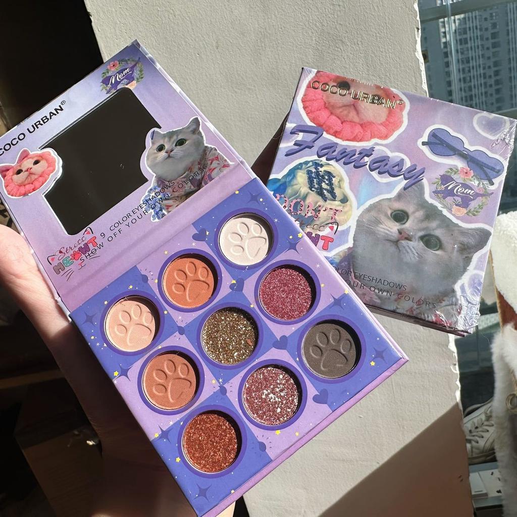 Палитра теней для век Cat на каждый день Оранжево-коричневый Макияж теней для век для начинающих