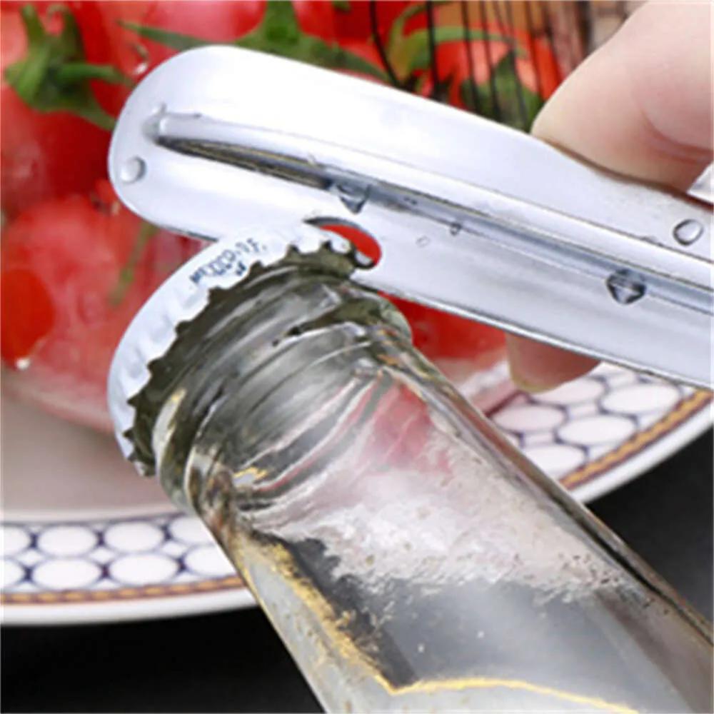 Многофункциональная чеснокодавилка Цинковый сплав Инструмент для прессования чеснока Многоцелевой кухонный гаджет Открывание пивной бутылки и грецких орехов Ya821