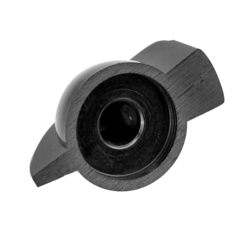 Musiclily Pro Inch-Size Guitar Chicken Knobs for Amplifiers and Effects Pedals, Black (Set of 6)