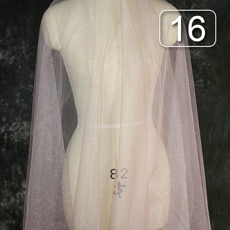 1 метр блестящей тонкой пудры фатиновая ткань мягкая блестящая пайетка блестящая сетчатая ткань для вечеринки свадебное платье вуаль фон пряжа
