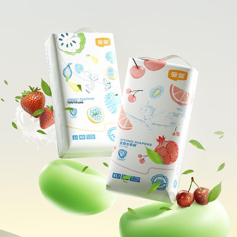 Yiying Фруктовые Ультратонкие Подгузники-трусики