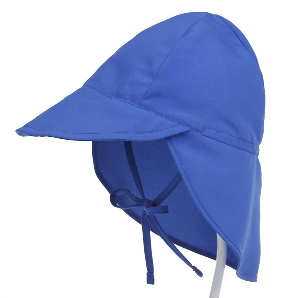 Children Kids Summer Breathable Sun Hat Solid Color Big Brim SUN Protection Hat
