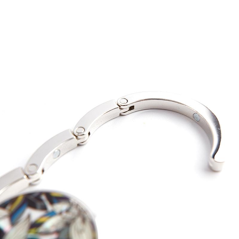 1 шт круглый стол старинные цветы складной кошелек вешалка для сумки крючок держатель