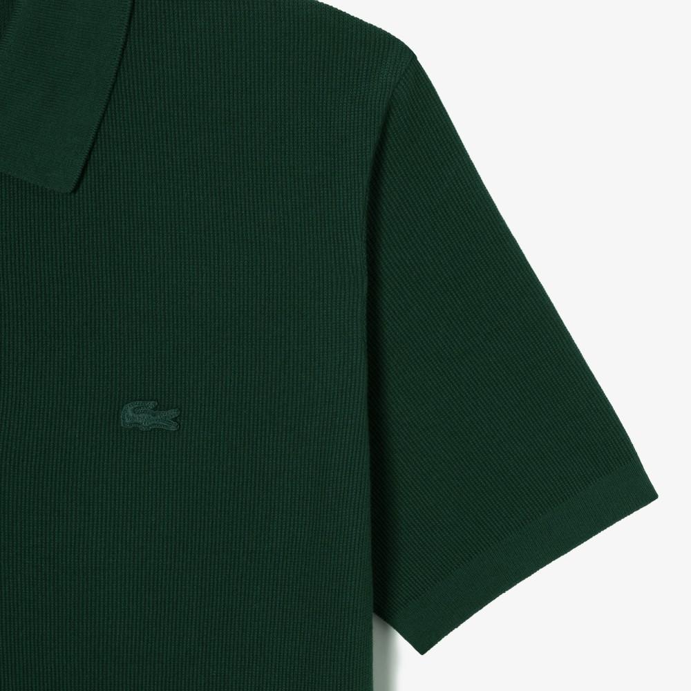 Lacoste Мужской свитер-поло с коротким рукавом из пике PH942E-56GAFK