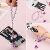 Phone Strap Lanyard Mobile Phone Lanyard Anti-lost Lanyard Flower Pendant Keychain Wrist Rope