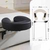 Massage Table Face Cradle Adjustable Replacement with Pillow Chair Headrest for Shop Home Salon