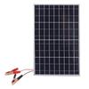 Solar Panel 15W 18V High Efficiency Polycrystalline Solar Panel Kit with Clip for Car RV Marine Charging