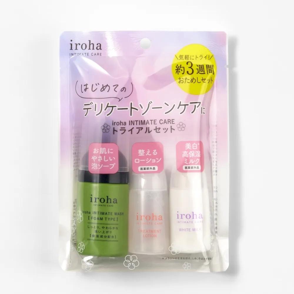 iroha Intimate Care Trial Set (Foam+Lotion+Milk)