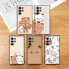 Милый Чехол Для Телефона Bubu Dudu Для Samsung Galaxy S25 S24 S22 S23 Ultra S21 S20 Plus 5G Матовый Нескользящий Полностью Закрывающий Мягкий Чехол
