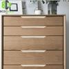 Minimalist Kitchen Cabinet Pulls Invisible Edge Banding Wardrobe Khaki Beige Arc Drawer Handles for Furniture Hardware