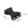HDTV Digital Signal Gold-plated Video Audio Adapter HDMI To 3 RGB/RCA Component Converter