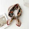 65 Fashion Style Cotton And Hemp Small Square Scarf For Women'S Professional Decoration Scarf Dual Use Shawl Outer Wear Spring And Autumn Scarf