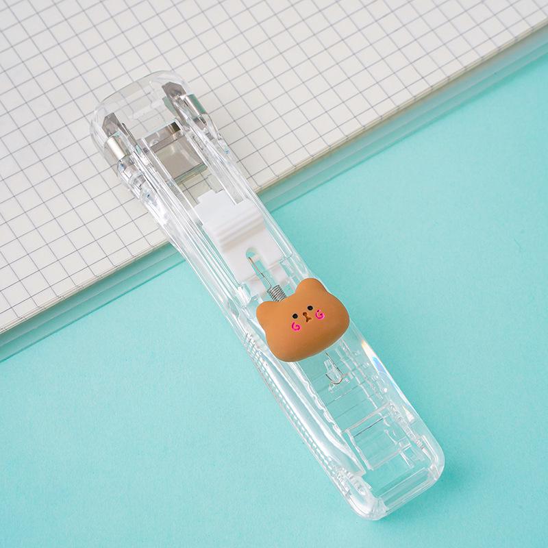 Мультяшный прозрачный бесследный зажим для файлов для организации офисных данных и творческого обучения