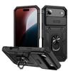 For Iphone17 Kickstand Ring Slide Lens Protection 3 In 1 Hard Case for Iphone 17 Air 16 Pro Max 16e Plus Iphone17 Iphone16