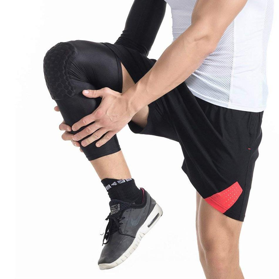1 шт., баскетбольные наколенники, сотовая скобка, эластичные наколенники, защитное снаряжение WGIL1965a