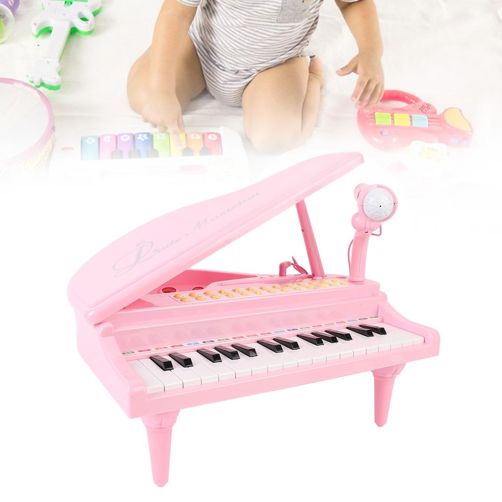Musical Piano Toy 31 Key Volume Control Mp3 Piano Keyboard Toy with Microphone for Beginners