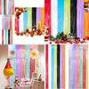 Stunning Matte Rainbow Rain Curtain Decorative Backdrop For Party Festivities