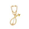 European and American Doctor Who Colorful Cartoon Stethoscope Brooch - Fun Matching Collar Pin Accessory