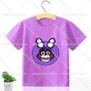 Пять ночей с Фредди Цветные Детские Футболки Аниме FNAF С коротким рукавом Хлопковые Футболки Модные Игровые Детские Топы Летняя Одежда Подарок
