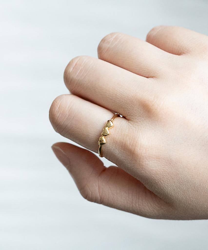 Серебряные кольца Alleun 925 пробы, многослойные, в форме сердца, кольца дружбы